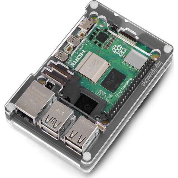 PiMoroni Pibow Coupe 5 - obudowa do Raspberry Pi 5 - Ninja - PiMoroni PIM677}