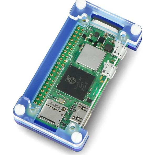 PiMoroni Pibow Zero 2 W - obudowa do Raspberry Pi Zero 2 W - fioletowa - PiMoroni PIM595}