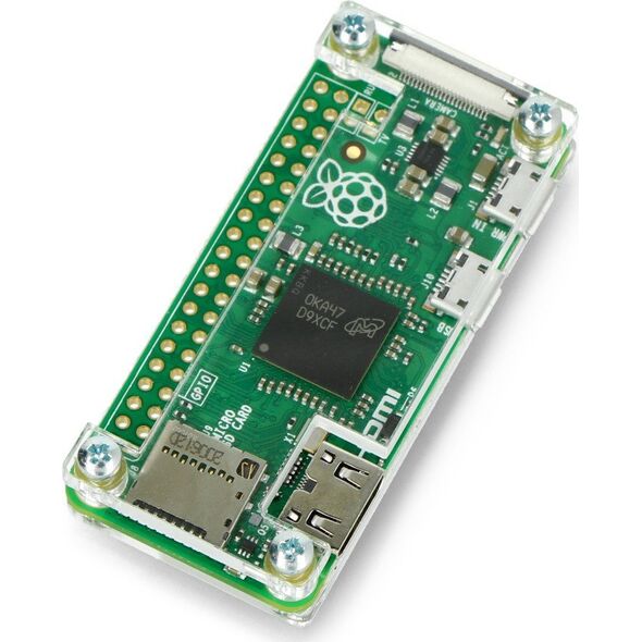 Gravlaser Obudowa Raspberry Pi Zero - Fluo Open - przezroczysta}