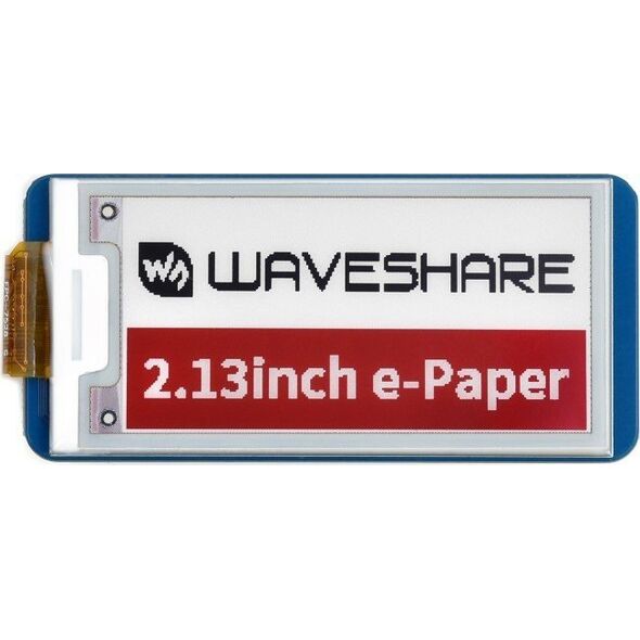 Waveshare Wyświetlacz E-Paper E-Ink 2,13'' 212x104px - SPI - 3 kolory - do Raspberry Pi Pico - Waveshare 19588}