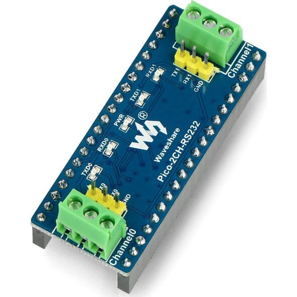 Waveshare 2-kanałowy moduł RS232 SP3232EEN transceiver do Raspberry Pi Pico, UART - RS232 - Waveshare 19979}
