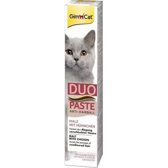 Triton GIMBORN Gim Cat Pasta Anti-Hairball Duo malt z kurczakiem 50g