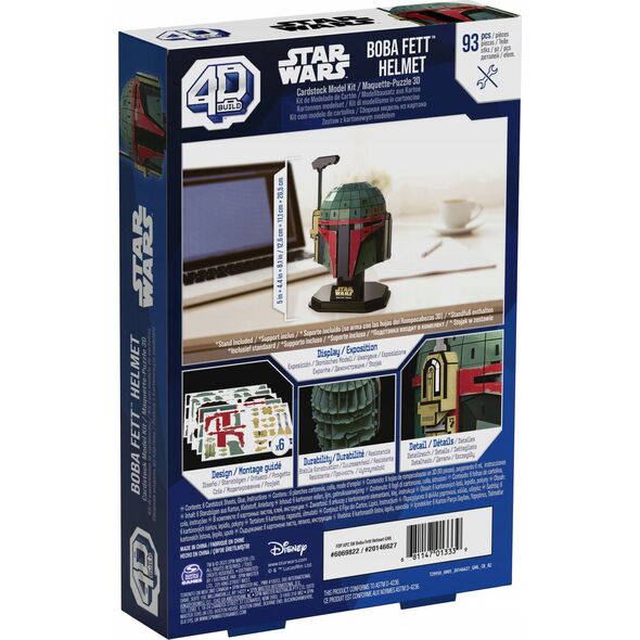 Marvel STAR WARS 4D Puzzle Boba Fett Helmet