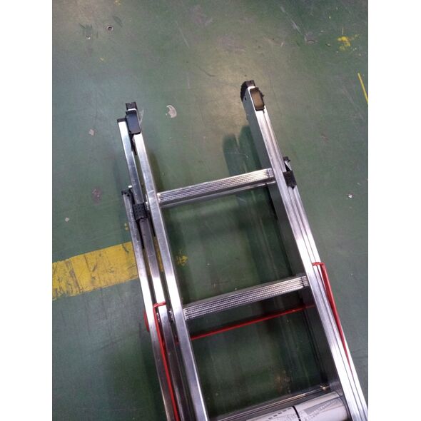 Hailo HAILO S100 Hailo ProfiLOT ladder combinable aluminum / 2x9+1x8 steps 039309507
