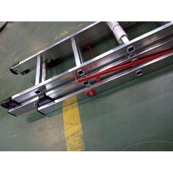 Hailo HAILO S100 Hailo ProfiLOT ladder combinable aluminum / 2x9+1x8 steps 039309507