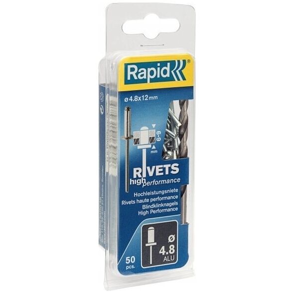 Rapid Rivets "Rapid" 4.8 x 12, 50 pcs.