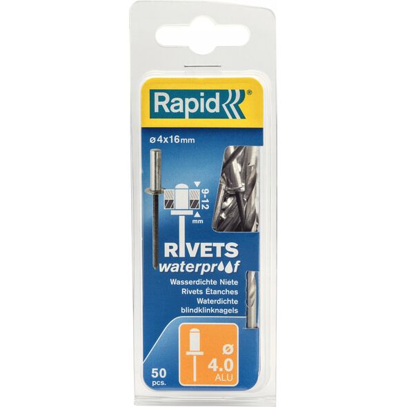 Rapid Rivets waterproof 4 x 16 mm, 50 pcs.