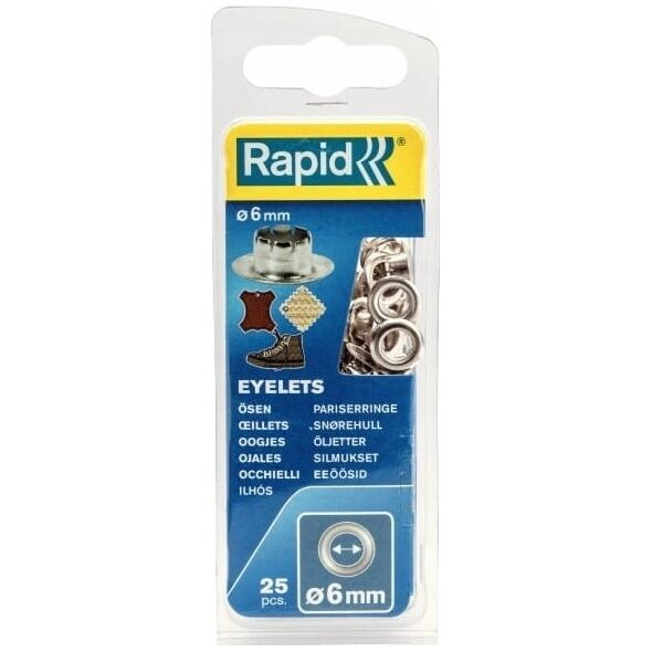 Rapid Ring rivets 6 mm + device, 25 pcs.