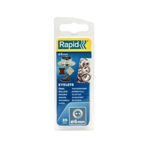 Rapid Ring rivets 6 mm + device, 25 pcs.