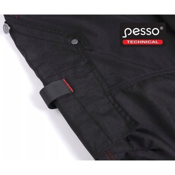 Pesso Work trousers STRETCH Mercury, black C48