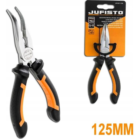Jufisto Extended curved pliers, 115 mm