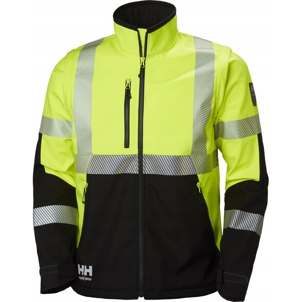 Kurtka męska Helly Hansen Reflective jacket HELLY HANSEN ICU Softshell, yellow XL