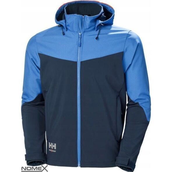 Kurtka męska Helly Hansen Jacket HELLY HANSEN Oxford Softshell, light blue XL