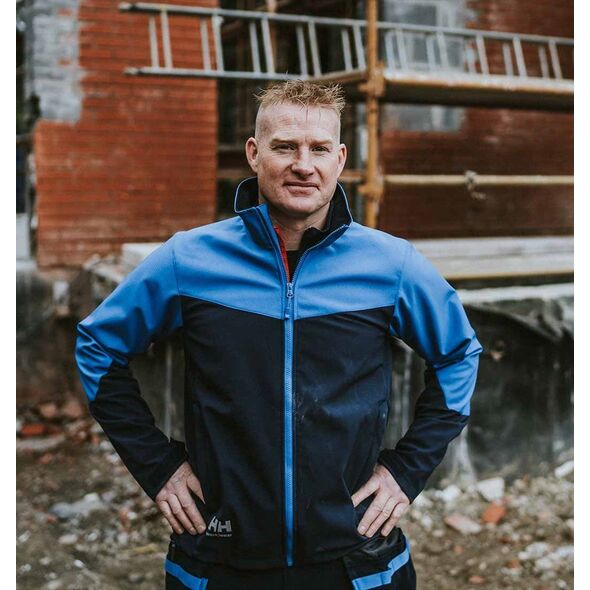 Kurtka męska Helly Hansen Jacket HELLY HANSEN Oxford Softshell, light blue M