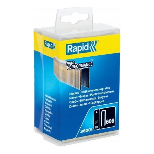 Rapid Staples "Rapid" 606/30, 3600 pcs. plastic p.