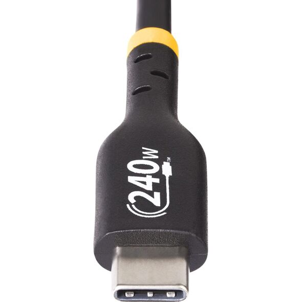 Kabel USB StarTech USB-C - USB-C 1 m Czarny (USB2EPR1M)