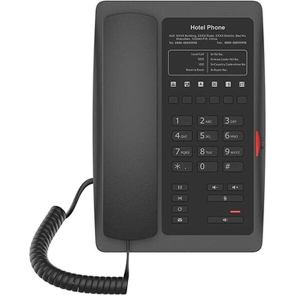 Telefon Fanvil Fanvil Hotel Phone H3 telefon VoIP Czarny