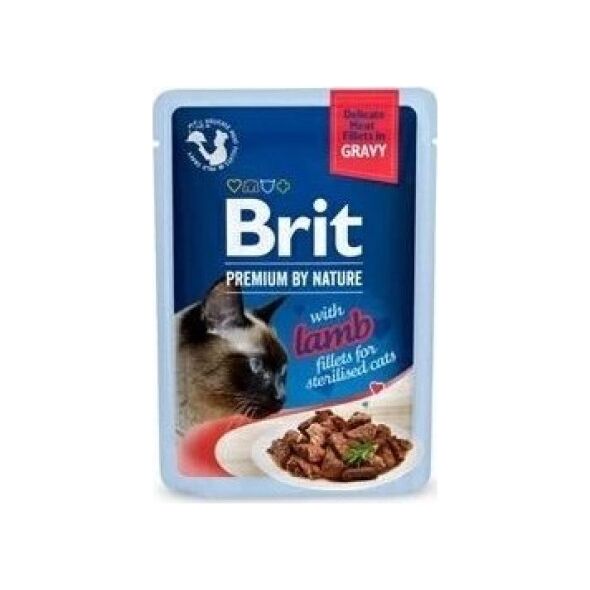 Brit Brit Sterilised Karma Dla Kota Filet z Jagnięciną 85g