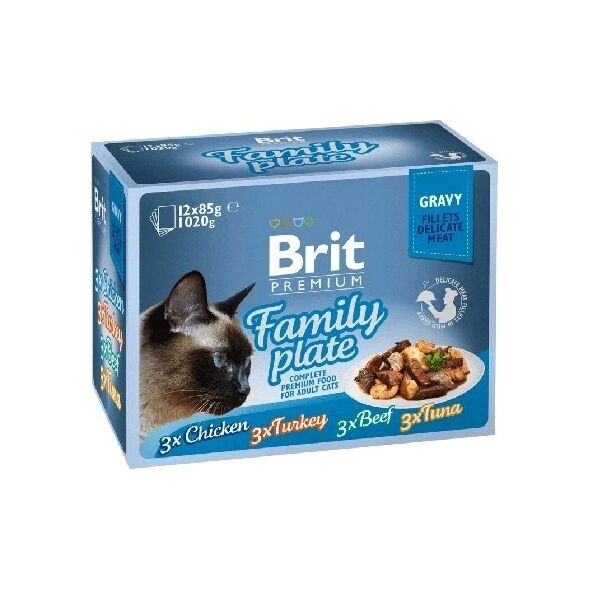 Brit Brit Mokra Karma Dla Kota Mix Smaków 12x85g