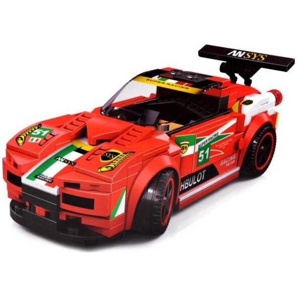 Jokomisiada Klocki sportowe auto 164 elem. + naklejki ZA4289