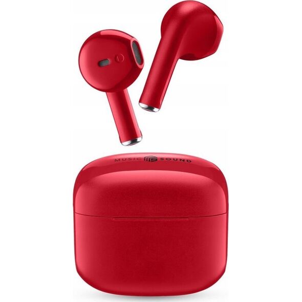 Słuchawki Cellular Line Cellularline SWAG BT Kopfhörer MS Rot