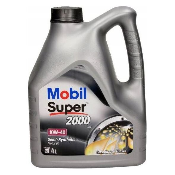 Mobil Alyva SUPER 2000x1 10W/40 pusiau sintetinė varikliams 4 L