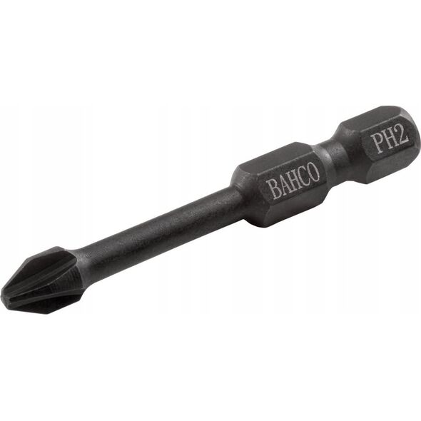 Bahco Bahco Smūginių antgalių rinkinys 50mm, 10vnt, su karabinu, PH,PZ,TORX