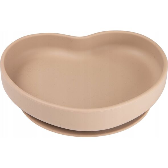 Canpol CANPOL BABIES silikoninė lėkštė su pritvirtinimu, 6 mėn.+, HEART, 80/309_bei