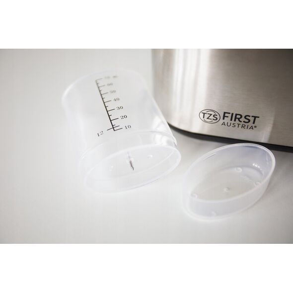 Jajowar First TZS First Austria Egg Boiler, Stainless Steel, 210W, Buzzer, 3 Eggs FA-5115-2