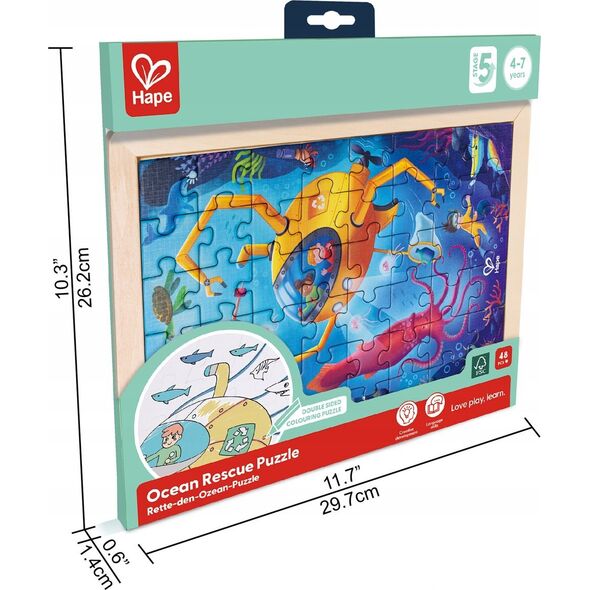 Hape HAPE dėlionė Ocean Rescue, E1643A