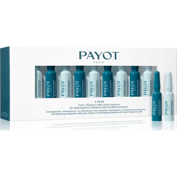 Payot Set, Payot, Lisse, Natural Ingredients, Anti-Ageing, Day & Night, Ampoules Treatment Serum, For Face, 20 pcs, 20 ml For Women