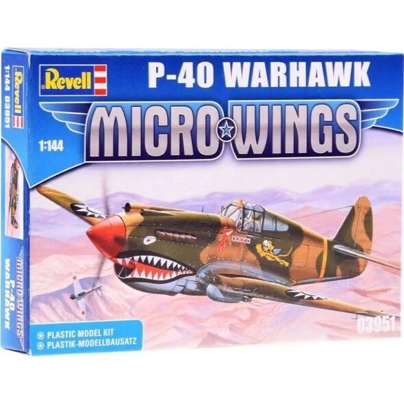 Jokomisiada Revell Micro Wings Model P-40 Warhawk 1:144 RV0019