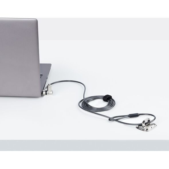 StarTech StarTech UNIVK-LAPTOP-LOCK zapięcie do kabli Czarny, Srebrny 2 m