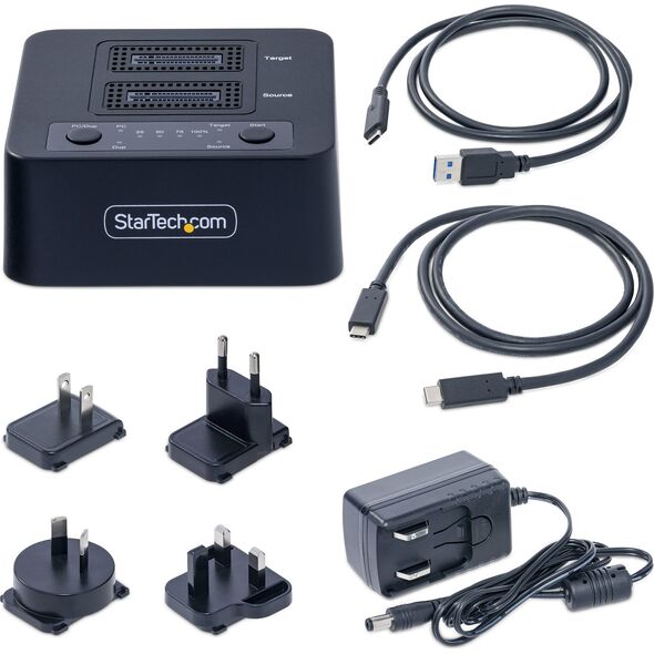 StarTech StarTech M2-HDD-DUPLICATOR-N1 duplikator Duplikator HDD/SSD 1 kopii Czarny
