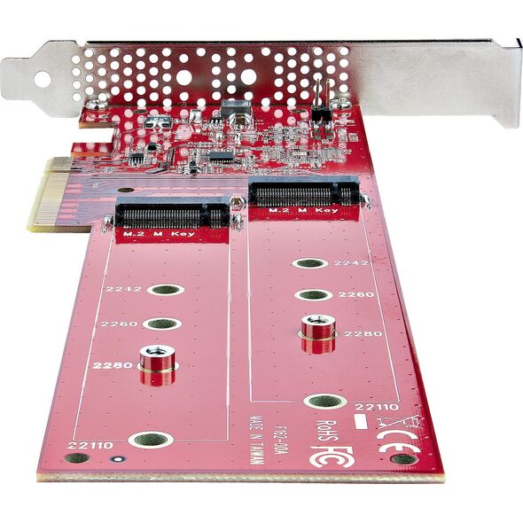 Kieszeń StarTech StarTech DUAL-M2-PCIE-CARD-B adapter Wewnętrzny M.2