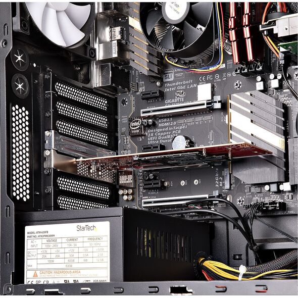 Kieszeń StarTech StarTech DUAL-M2-PCIE-CARD-B adapter Wewnętrzny M.2