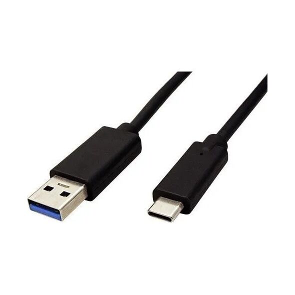 Kabel USB Roline USB-A - USB-C 1 m Czarny (11.44.9011)