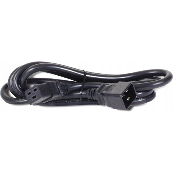 Kabel zasilający Bachmann BACHMANN przewód zasilający IEC320/C19-C20 16A/250V złącze IEC, czarny, 1 m