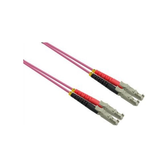 Roline ROLINE kabel światłowodowy duplex 50/125µm OM4, LSH/LSH, LSOH, fioletowy, 2 m