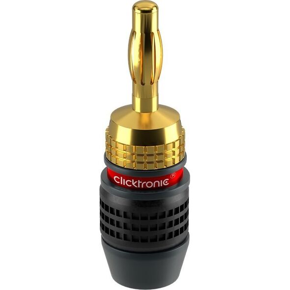 Clicktronic Wtyki bananowe SimpleLock