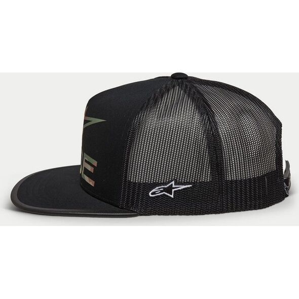 Alpinestars Czapka z daszkiem ALPINESTARS RIDE 2.0 CAMO TRUCKER HAT, Black - roz. One Size (NEW)