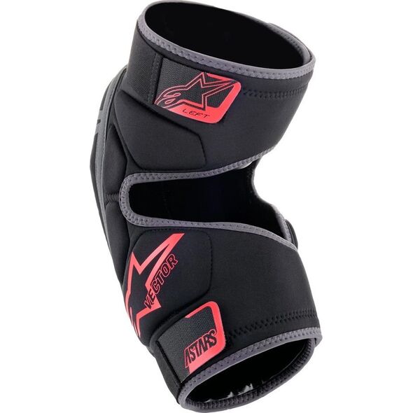 Alpinestars Ochraniacze na kolana ALPINESTARS VECTOR KNEE KNEE PROTECTORS, Black Anthracite Red, Ochrona level 1 Rozmiar: S/M