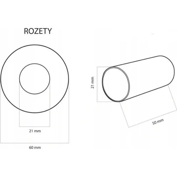 Invena Invena zestaw maskujący do podłączenia grzejnika, czarny UA-11-C15