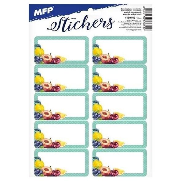 MFP paper naklejki na przetwory 16,2x23cm 1160106