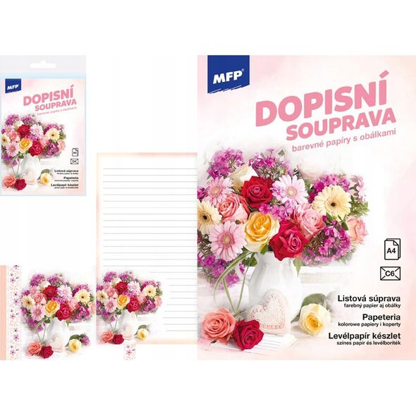 MFP paper papeteria LUX 5+10 (Kwiaty) 5550345
