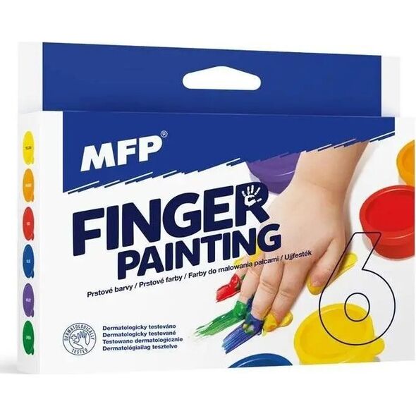 MFP paper farby do malowania palcami 6 kolorów 30ml 6300360