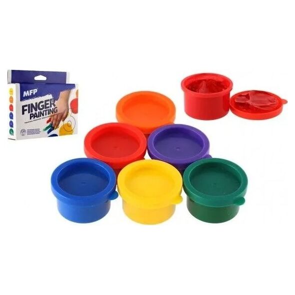 MFP paper farby do malowania palcami 6 kolorów 30ml 6300360