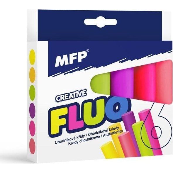 MFP paper kreda chodnikowa M fluo owalna mix kolorów 6320142