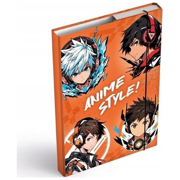 MFP paper teczka skrzydłowa z gumką box A4 Anime Style 8021072