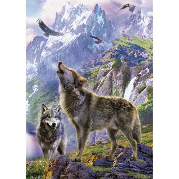 Educa Educa 500 Wolves In The Rocks
